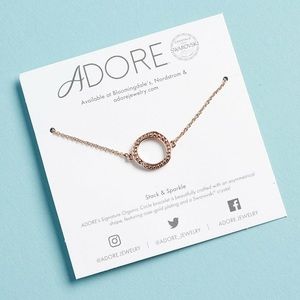 Adore by Swarovski Organic Circle Bracelet